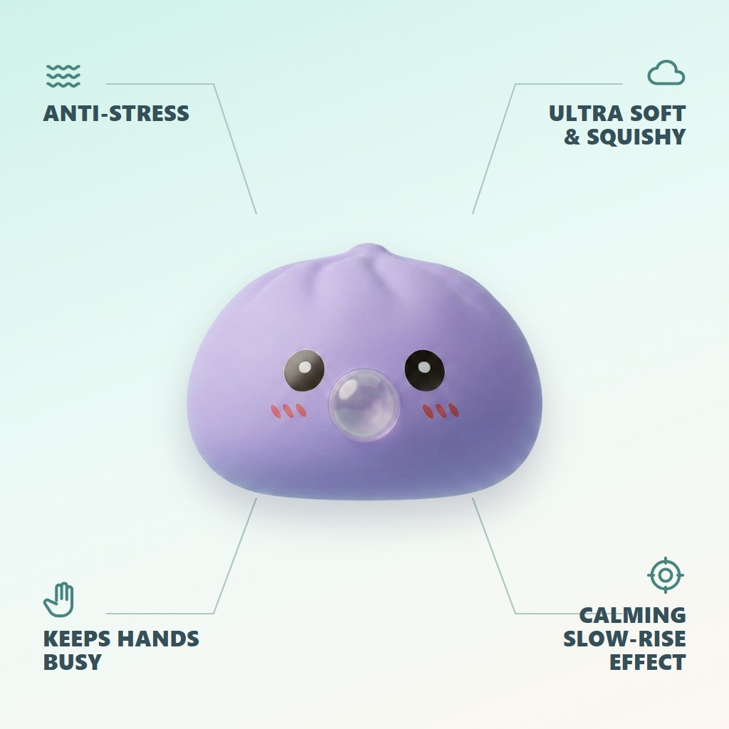 Big Ocean Blue Dumpling Squishy — its benefits