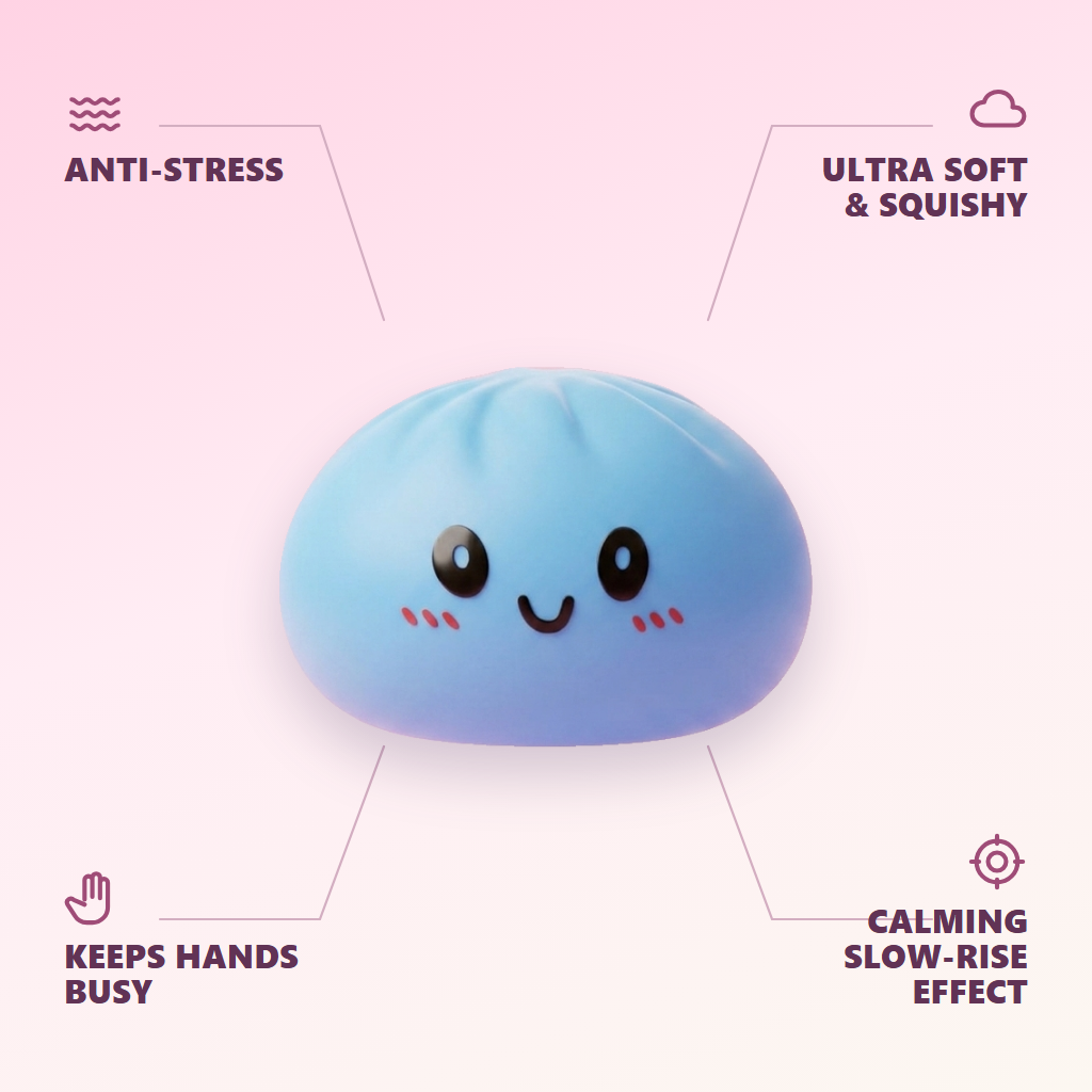Ocean Blue Dumpling Squishy — its benefits
