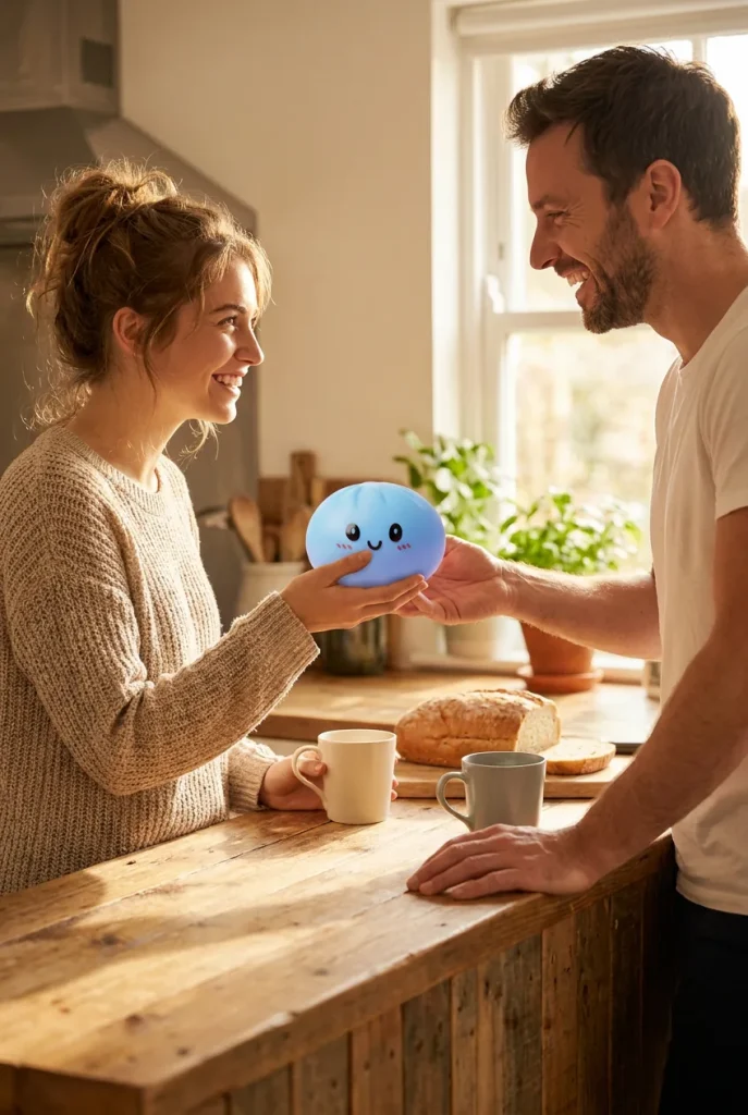 Ocean Blue Dumpling Squishy as a gift idea