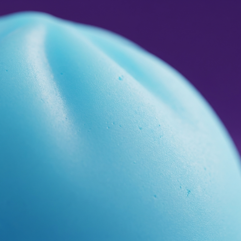 Aurora Blue Dumpling Squishy Night Light — close-up of the texture