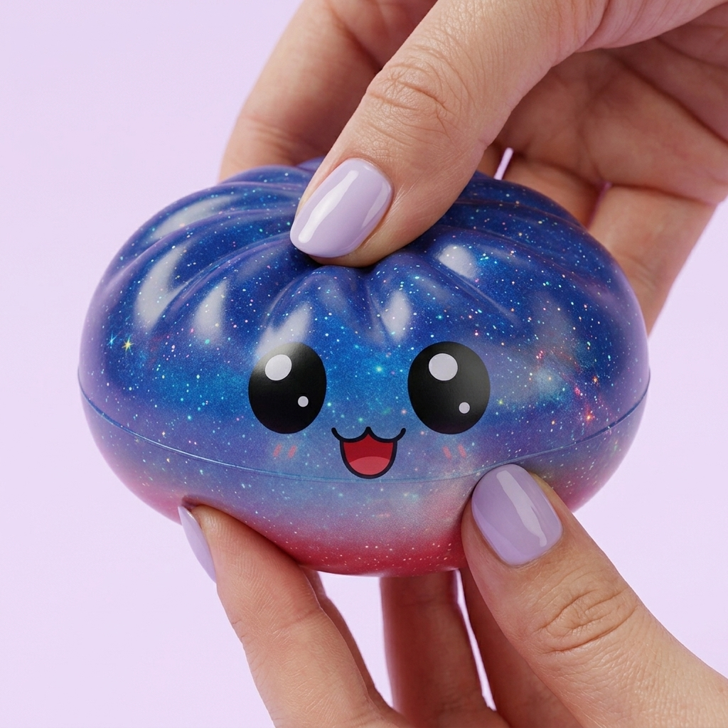 Charming Mystery Dumpling Squishy — slow-rise effect, the foam springs back slowly