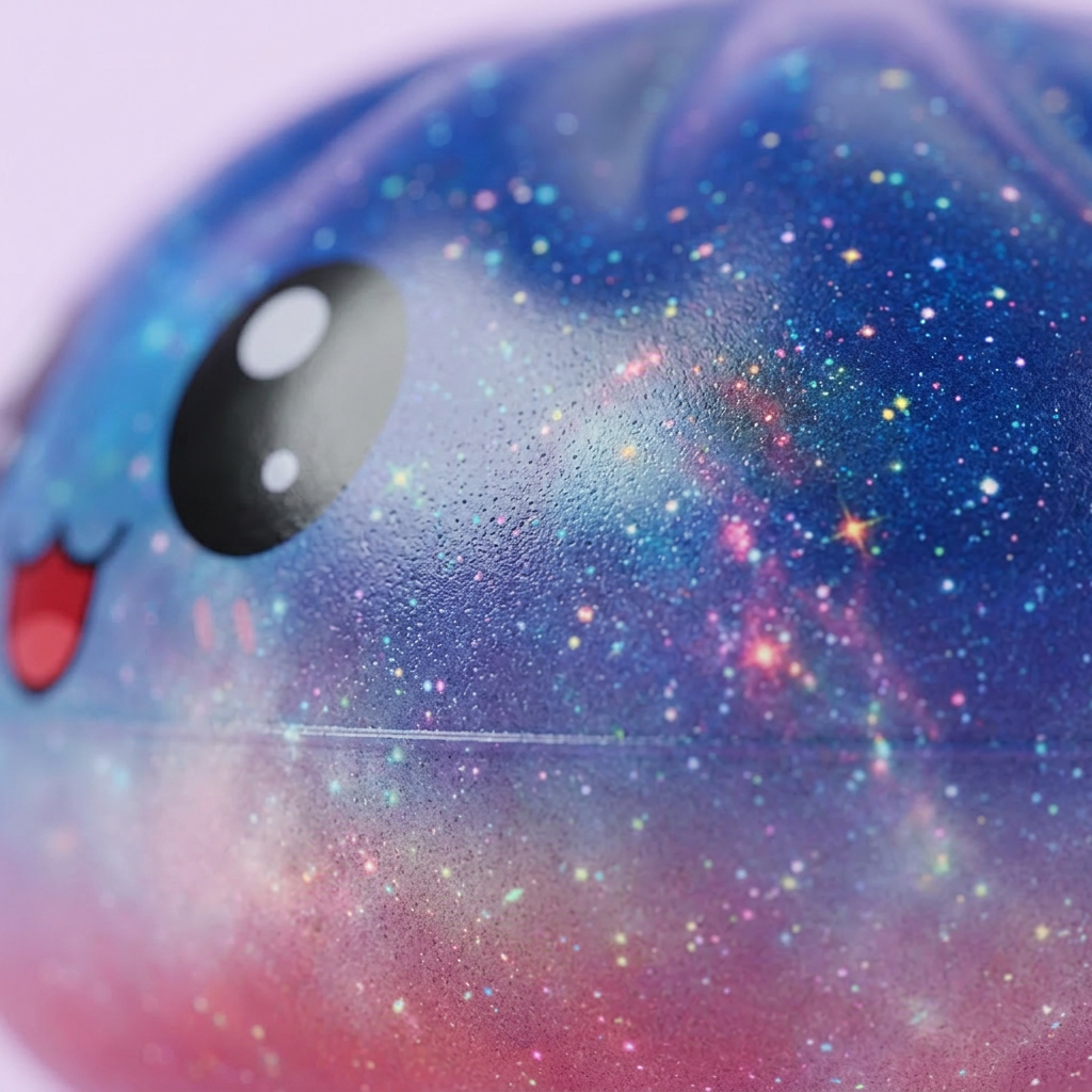 Charming Mystery Dumpling Squishy — close-up of the texture