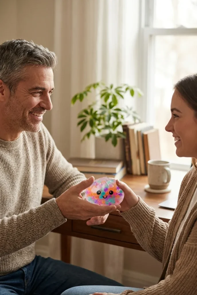 Multicolour Squishy Dumpling as a gift idea