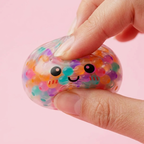 Multicolour Squishy Dumpling — slow-rise effect, the foam springs back slowly