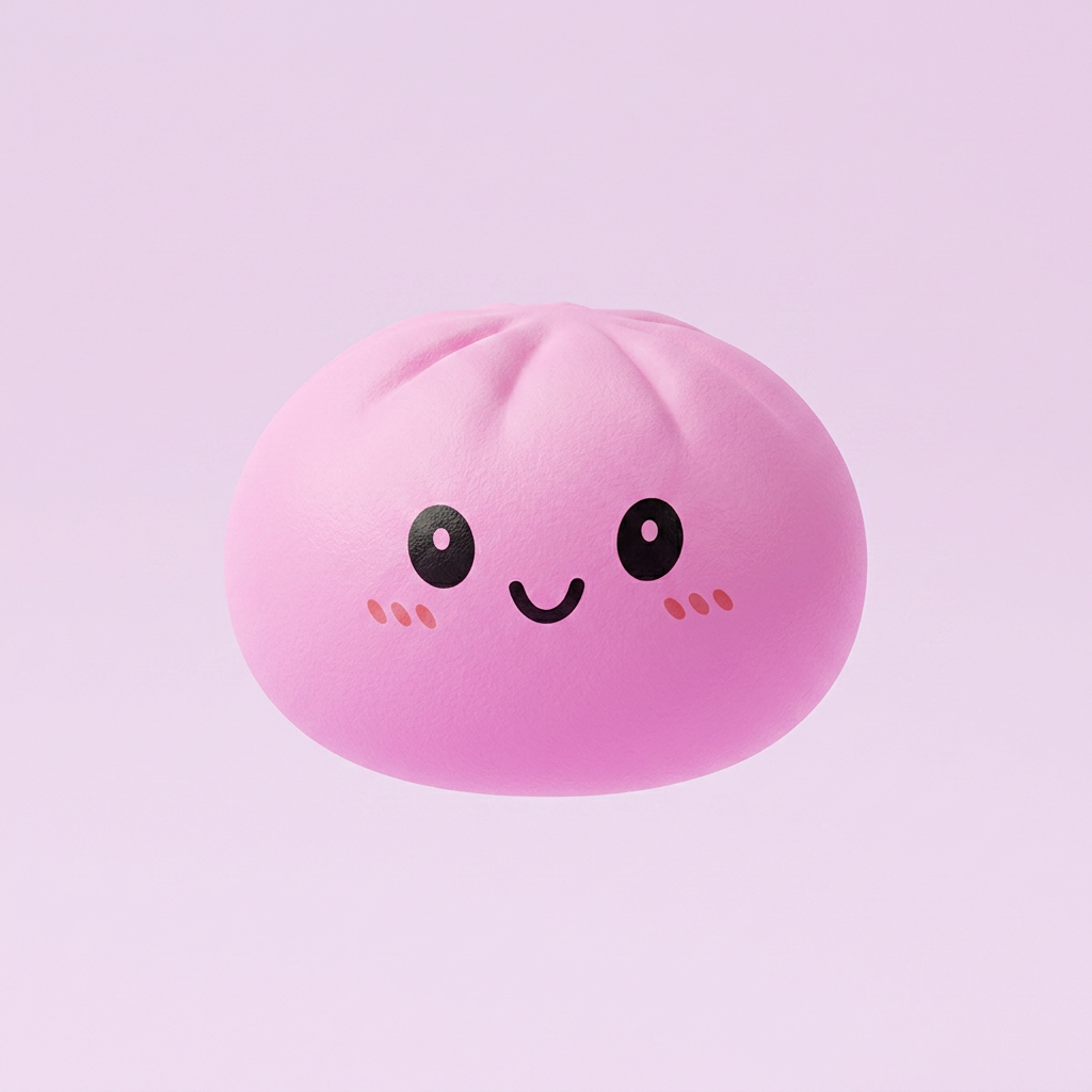 Squishy Dumpling Mystery Box being squeezed, soft slow-rise foam