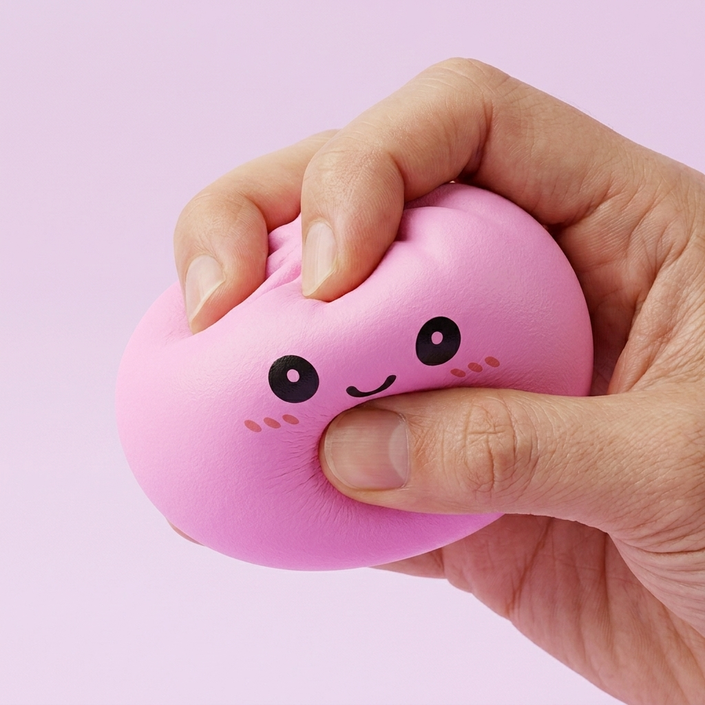 Squishy Dumpling Mystery Box — slow-rise effect, the foam springs back slowly