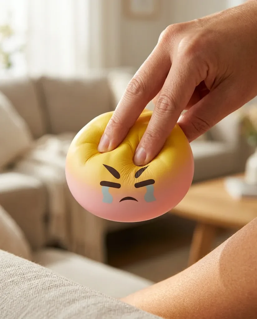 Dumpling Squishy Mystery Bun Surprise mid-squish
