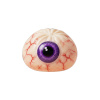 Halloween Eye Dumpling Squishy being squeezed, soft slow-rise foam