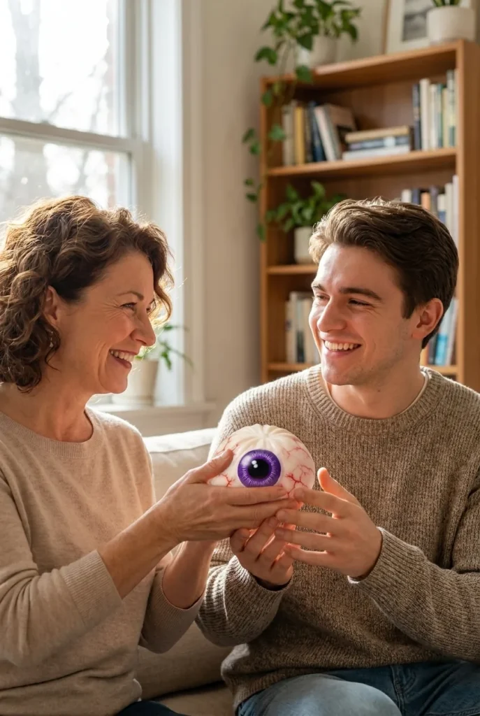 Halloween Eye Dumpling Squishy as a gift idea