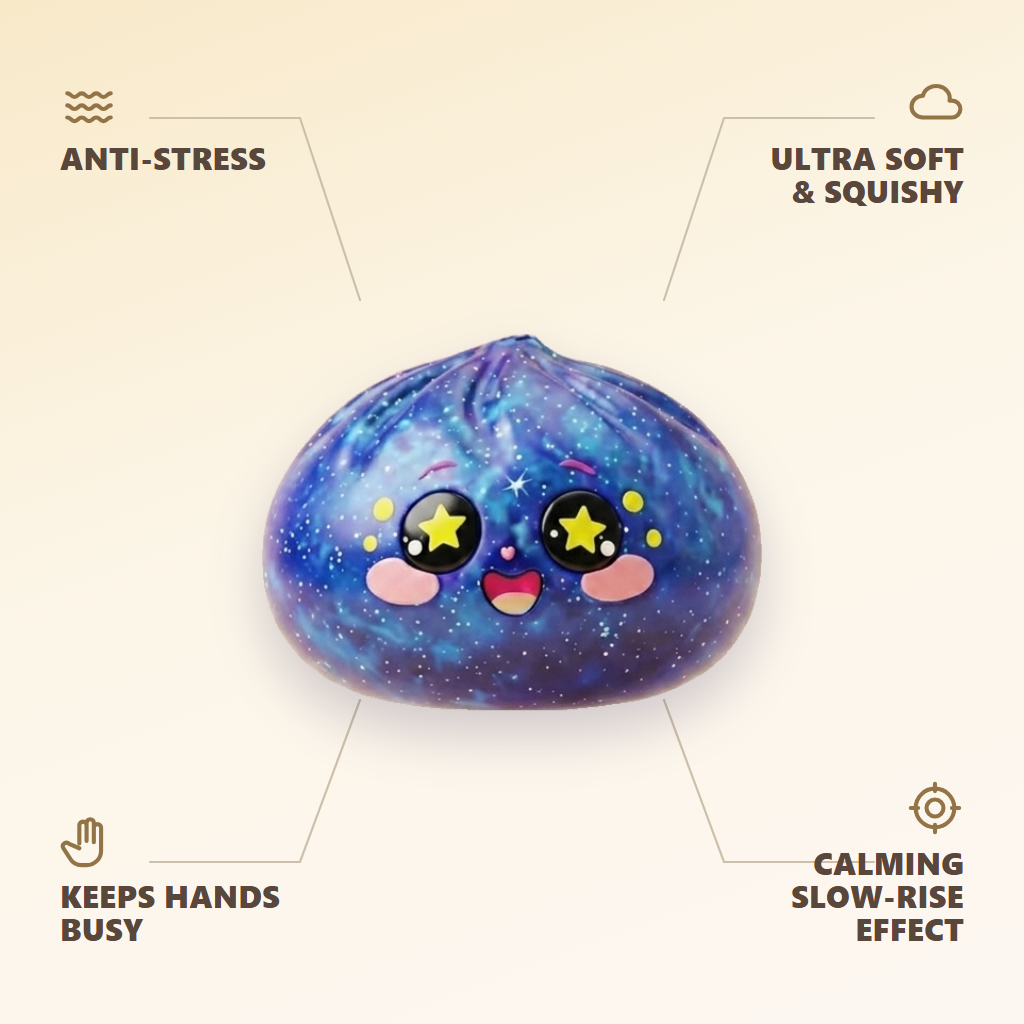 Galaxy Dumpling Squishy — its benefits