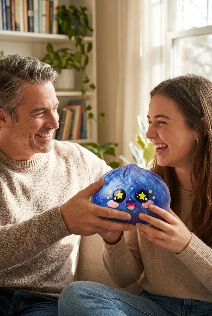 Galaxy Dumpling Squishy as a gift idea