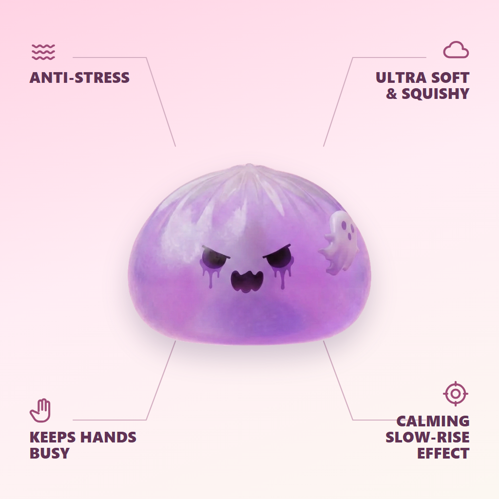 Boo Ghost Dumpling Squishy — its benefits