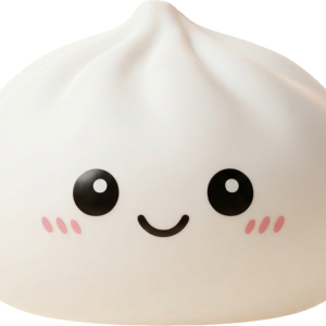 Giant Dumpling Squishy Toy XXL being squeezed, soft slow-rise foam