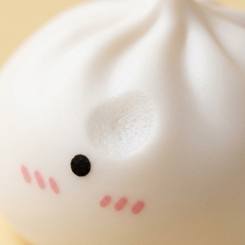Giant Dumpling Squishy Toy XXL — close-up of the texture