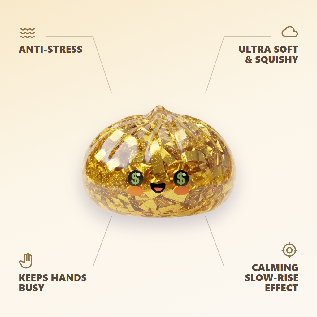 Gold Dumpling Squishy – Rare Edition — its benefits