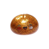 Gold Glitter Dumpling Squishy – Rare Treasure Edition being squeezed, soft slow-rise foam