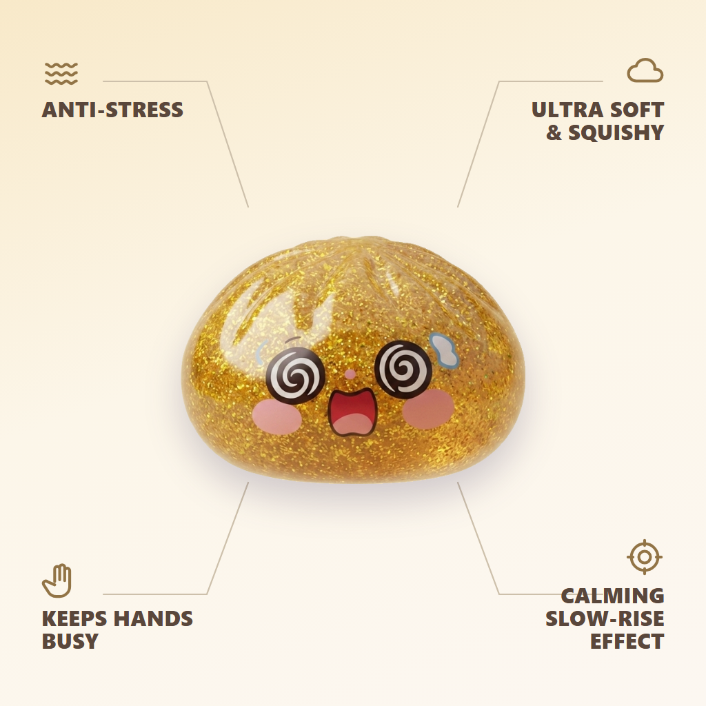 Gold Dumpling Squishy – Lucky Charm Edition — its benefits