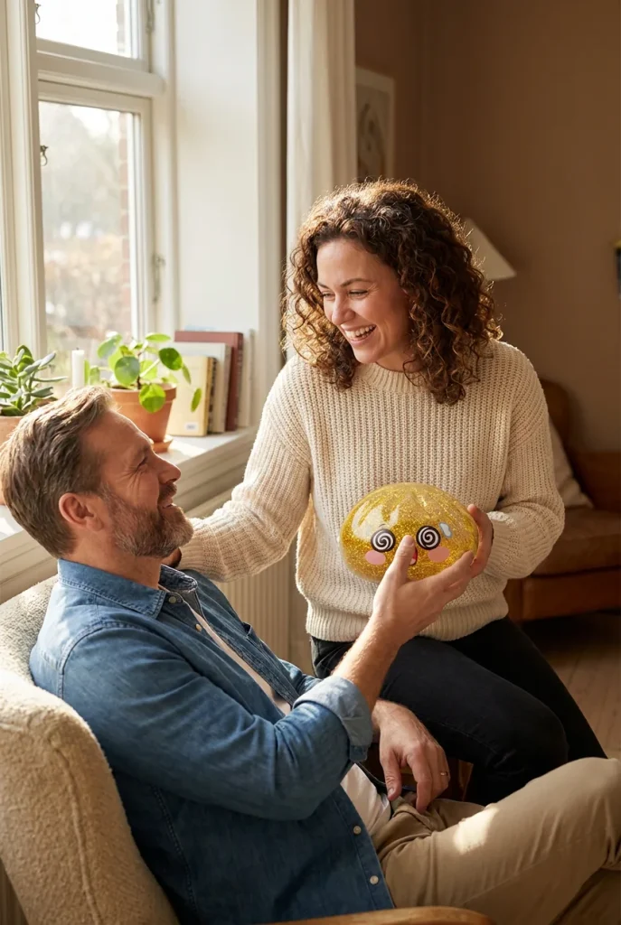 Gold Dumpling Squishy – Lucky Charm Edition as a gift idea