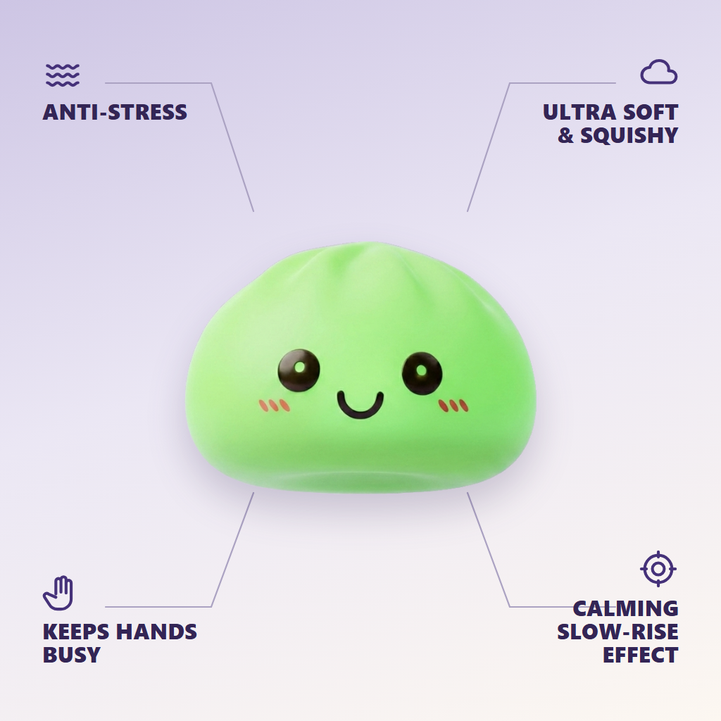Green Glow Dumpling Squishy Night Light — its benefits