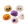 Halloween Dumpling Squishy Set of 5 being squeezed, soft slow-rise foam