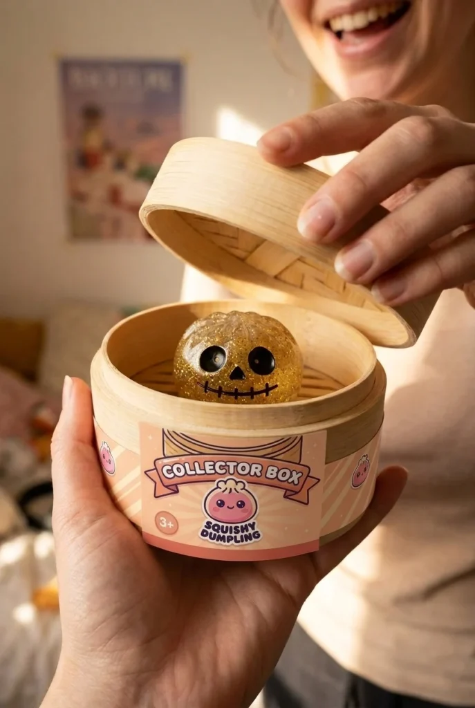 Halloween Dumpling Squishy Set of 5 unboxing moment