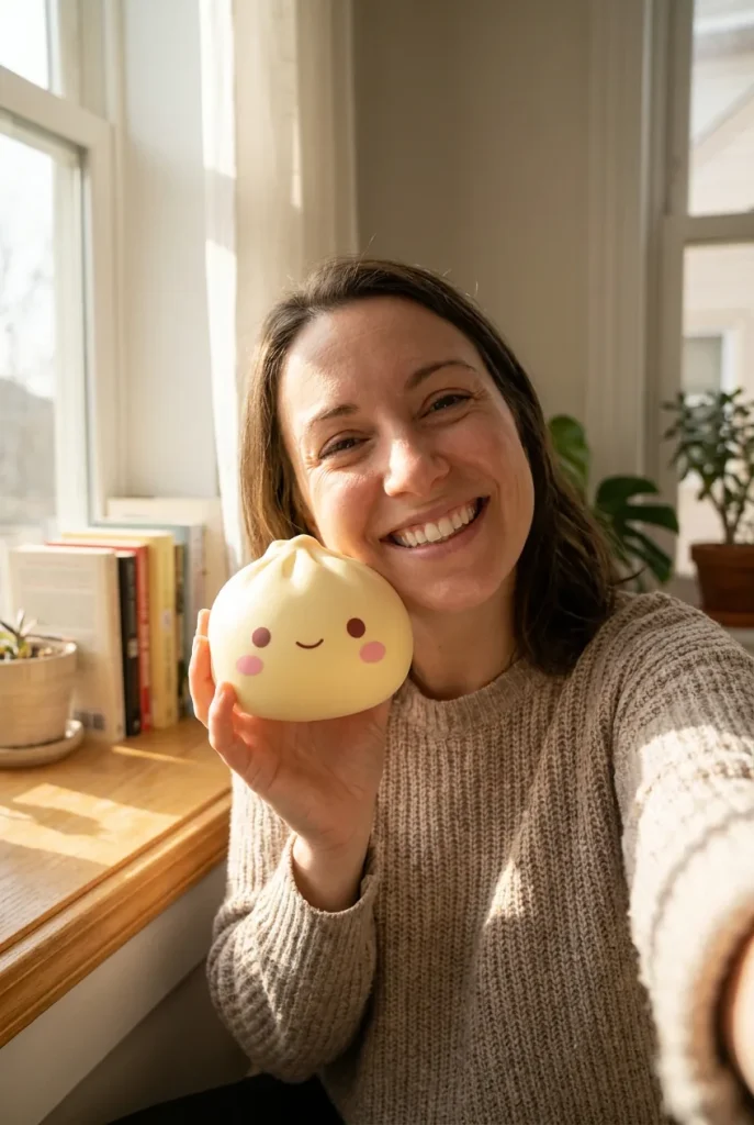 Mystery Dumpling Squishy Blind Box – Set of 12 in everyday life
