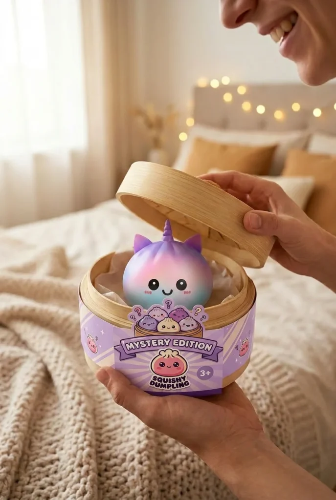 Jumbo Unicorn Rainbow Dumpling Squishy unboxing moment