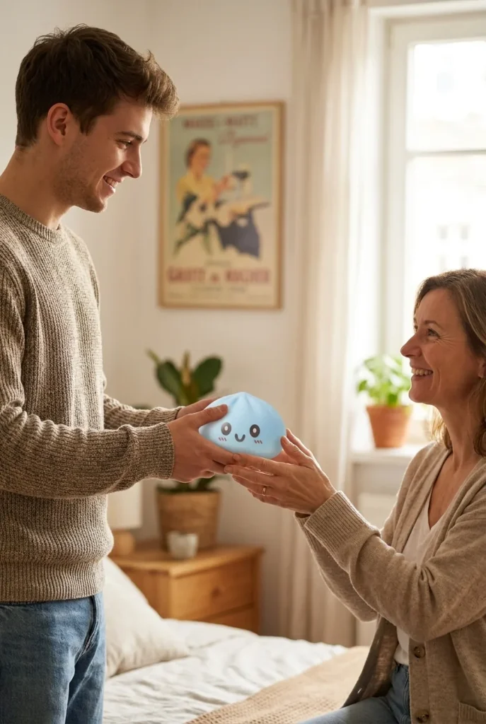 Giant Blue Dumpling Squishy as a gift idea