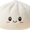 Big Dumpling Squishy Pillow being squeezed, soft slow-rise foam