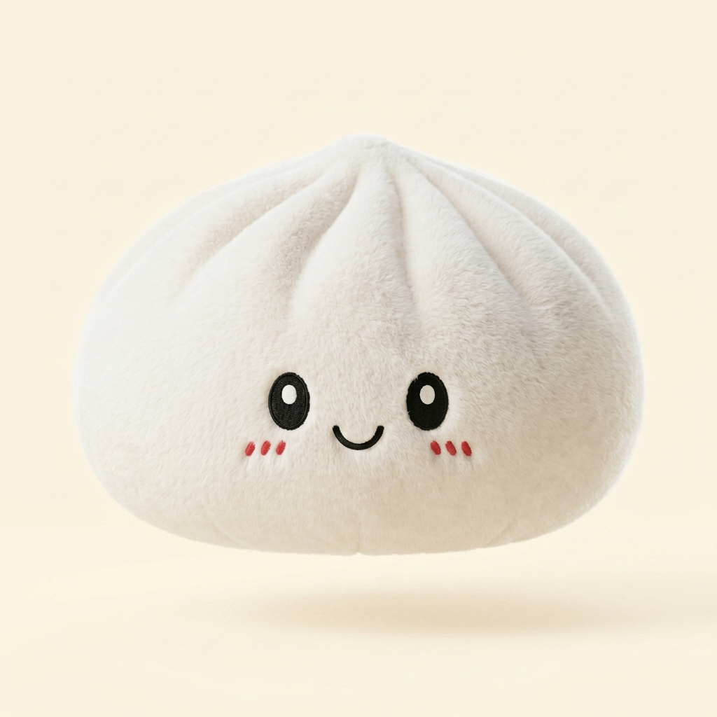Big Dumpling Squishy Pillow — slow-rise effect, the foam springs back slowly