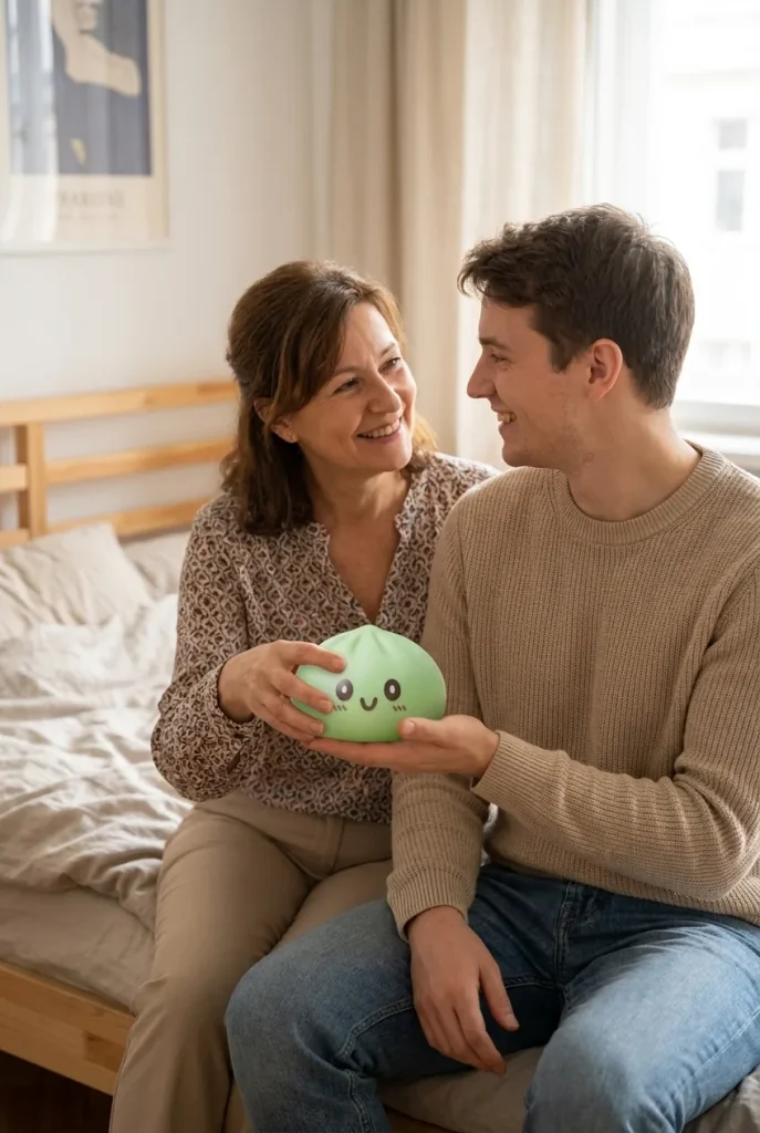 Giant Green Dumpling Squishy as a gift idea