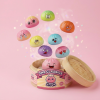 Mini Dumpling Squishy Mystery Set being squeezed, soft slow-rise foam