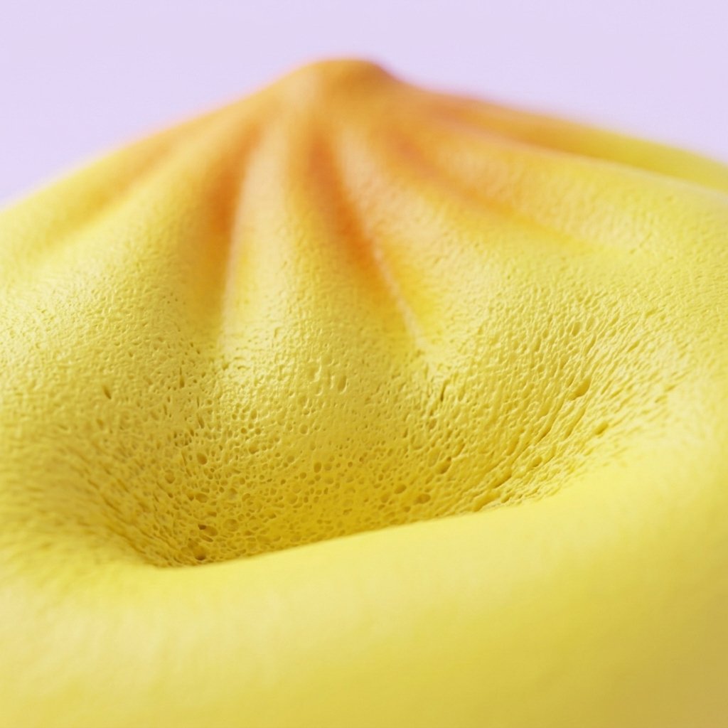 Mini Dumpling Squishy Blind Box — close-up of the texture