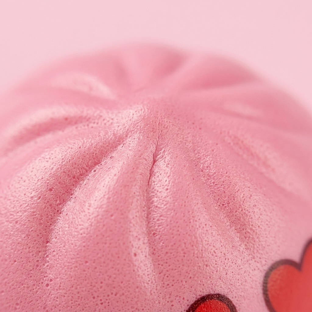 Mini Dumpling Squishy Mystery Set — close-up of the texture