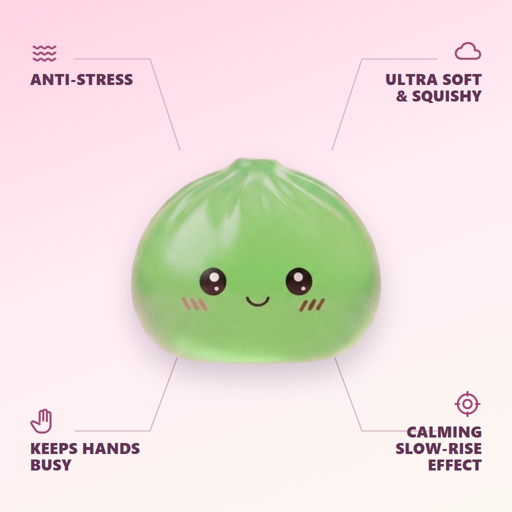 Mini Sugar Dumpling Squishy Set — its benefits