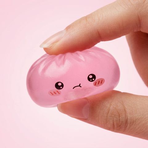 Mini Sugar Dumpling Squishy Set — slow-rise effect, the foam springs back slowly