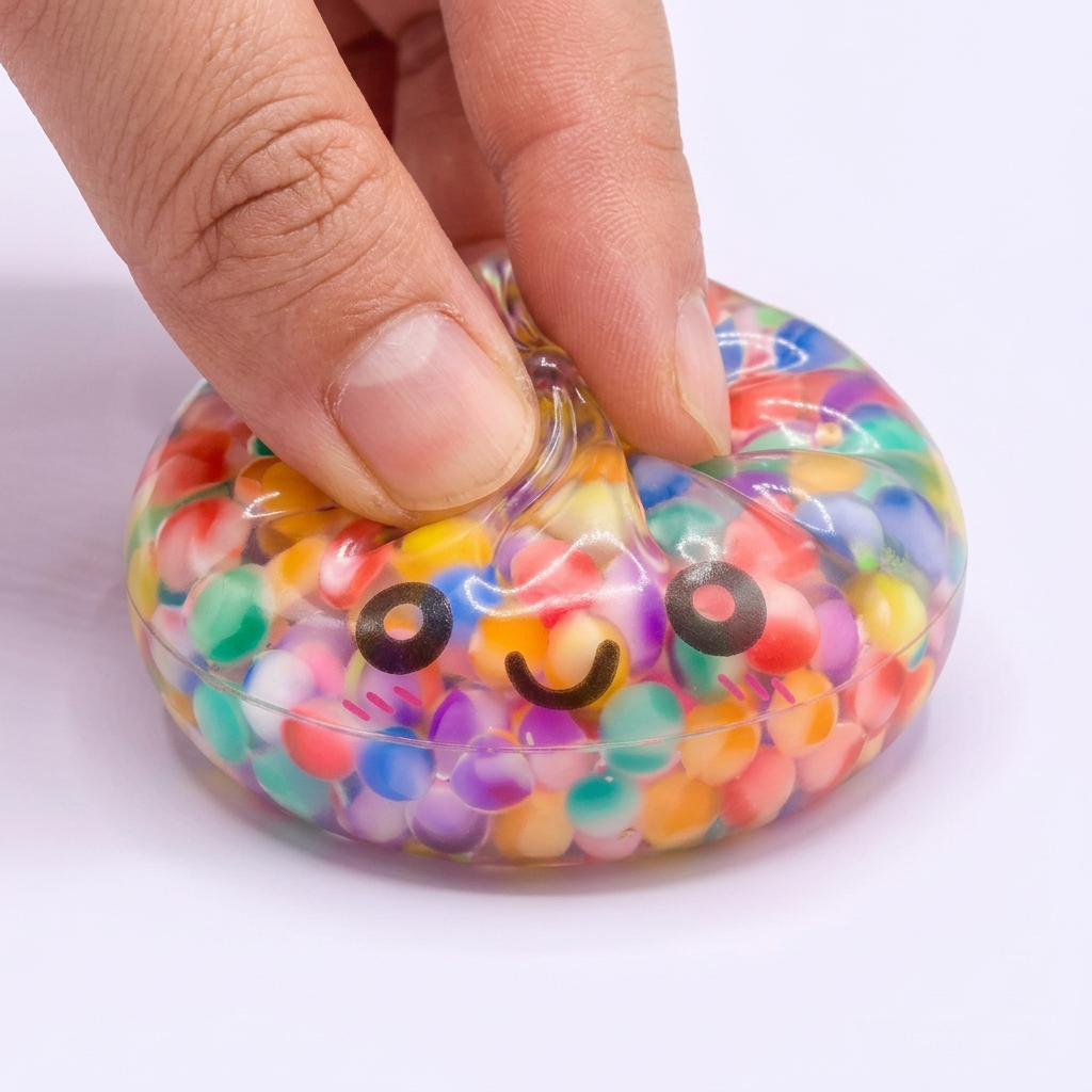 Mystery Bubble Dumpling Squishy — slow-rise effect, the foam springs back slowly