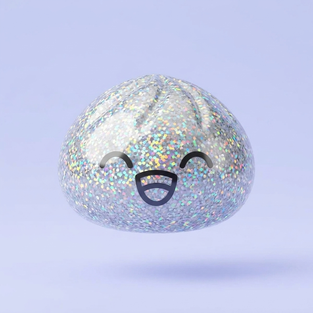 Rare Dumpling Squishy Mystery Box being squeezed, soft slow-rise foam