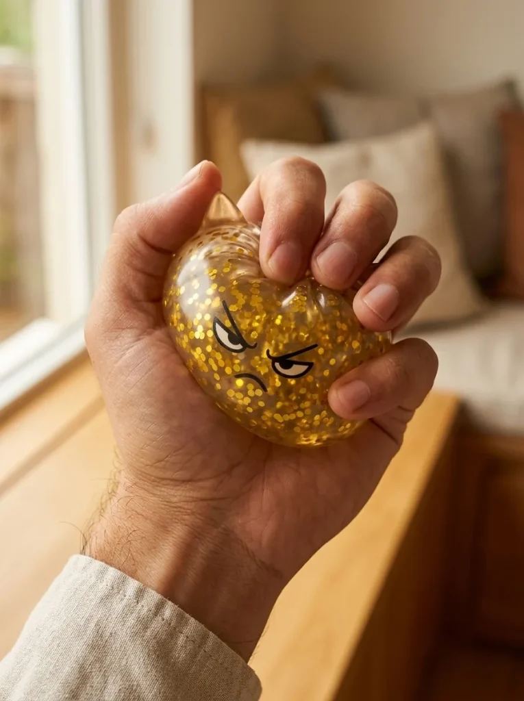 Glitter Dumpling Squishy Rare Unicorn Edition mid-squish