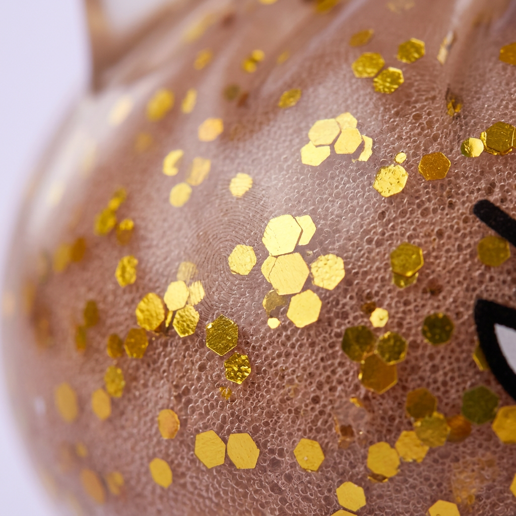 Glitter Dumpling Squishy Rare Unicorn Edition — close-up of the texture