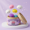 Mystery Dumpling Squishy being squeezed, soft slow-rise foam
