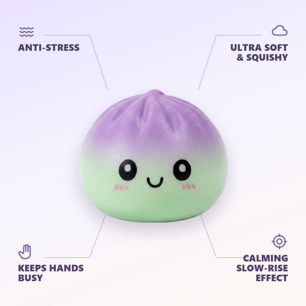 Ombre Mystery Dumpling Squishy — its benefits