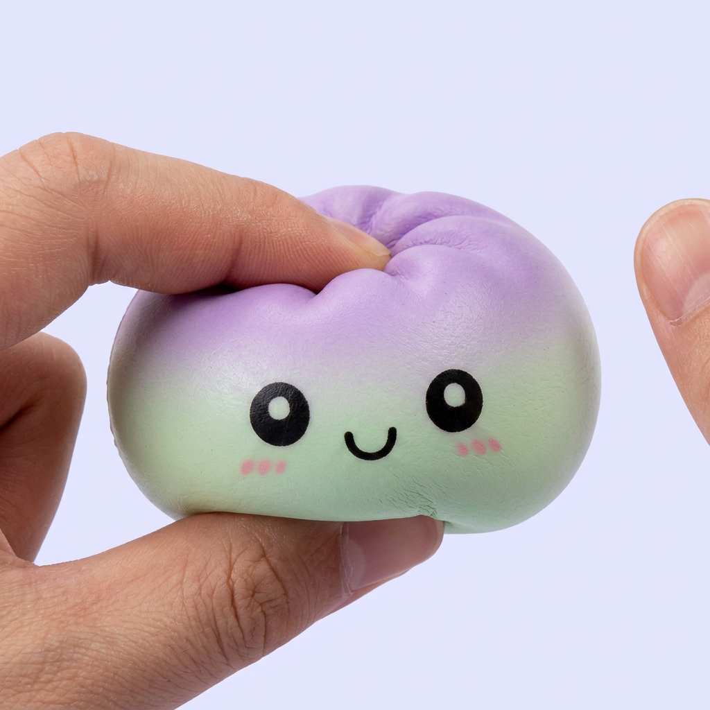 Ombre Mystery Dumpling Squishy — slow-rise effect, the foam springs back slowly