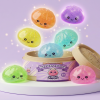Mystery Glow in the Dark Dumpling Squishy being squeezed, soft slow-rise foam
