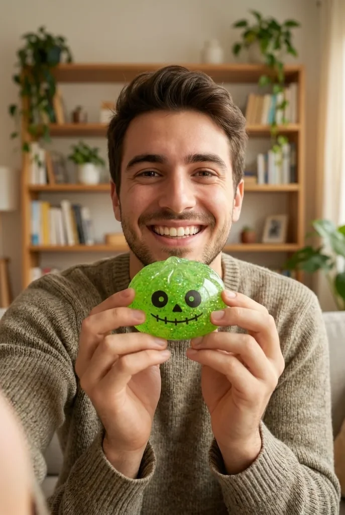 Squishy Dumpling Mystery Halloween Box in everyday life