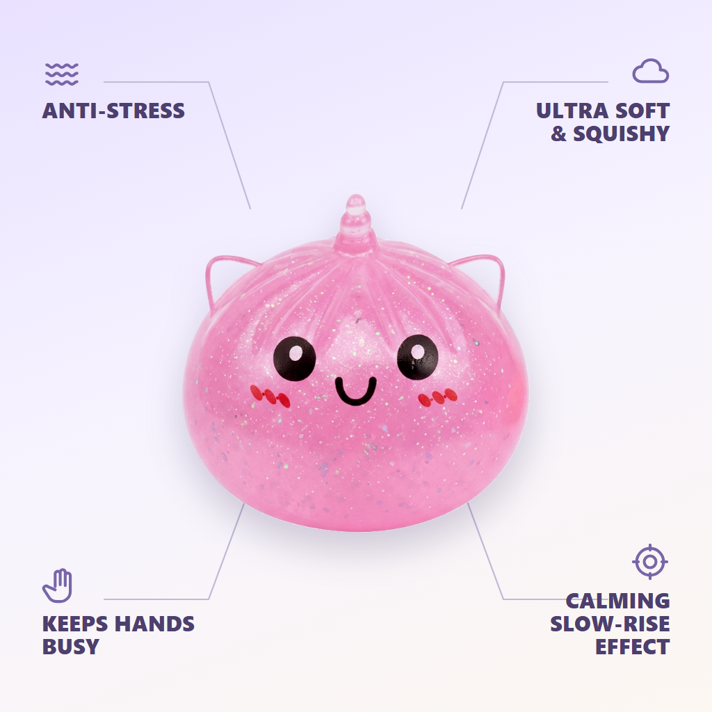Mystery Unicorn Dumpling Squishy — its benefits