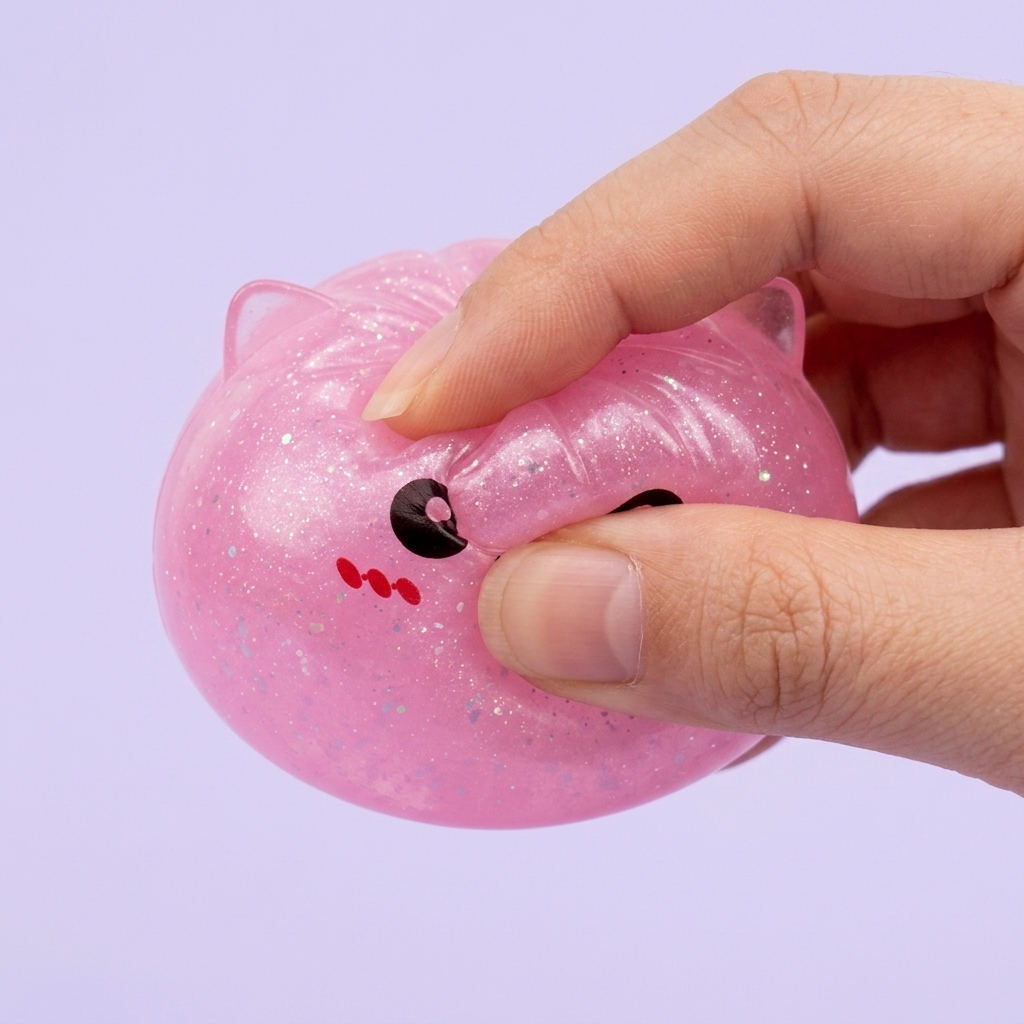 Mystery Unicorn Dumpling Squishy — slow-rise effect, the foam springs back slowly