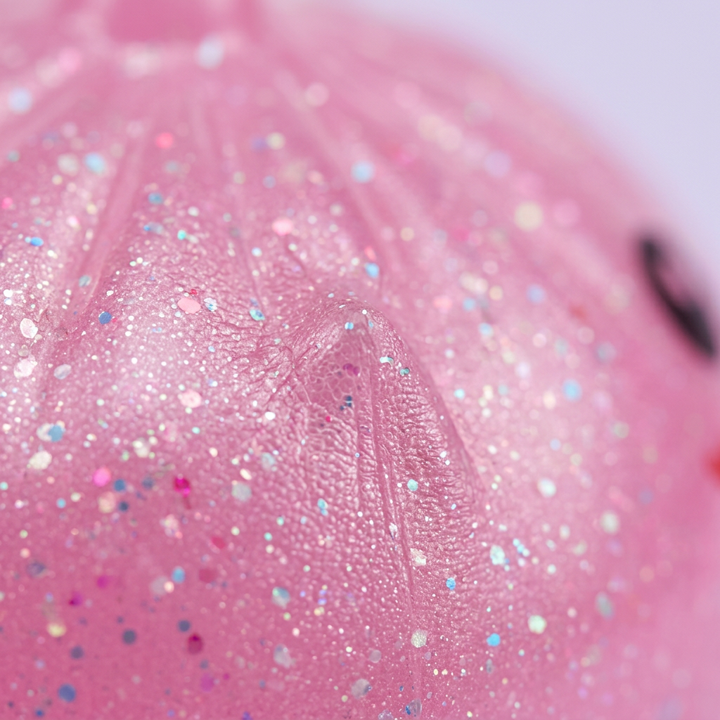 Mystery Unicorn Dumpling Squishy — close-up of the texture