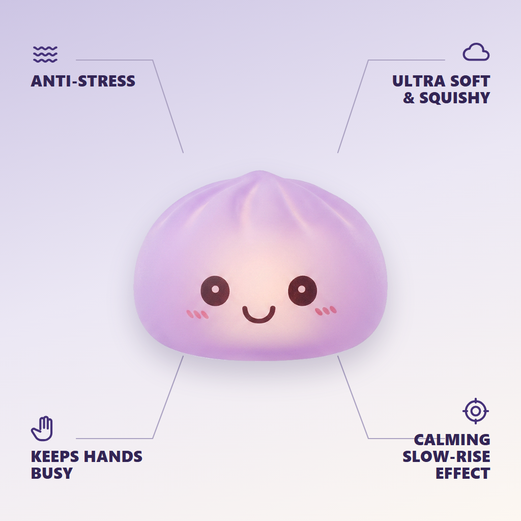 Mystery Squishy Dumpling Night Light — its benefits