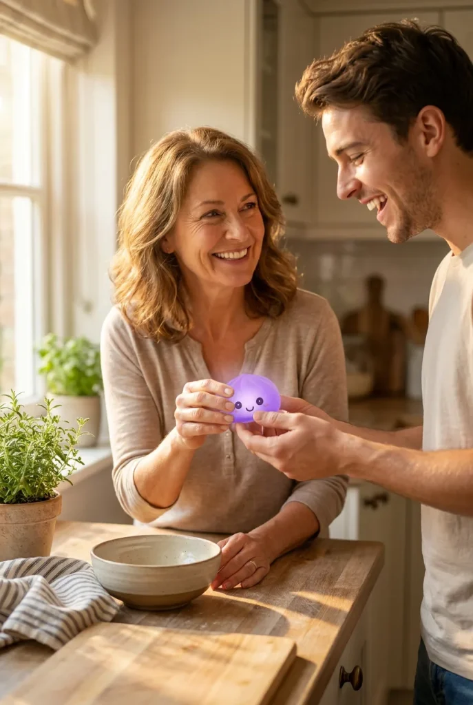 Mystery Squishy Dumpling Night Light as a gift idea